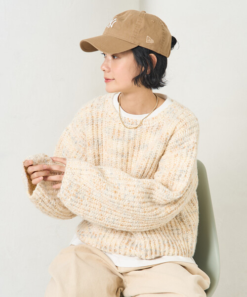FREAK'S STORE（フリークスストア）の「カラーネップ ニットプルオーバー（ニット/セーター・レディース・オフホワイト/グレー/ブラック・ﾌﾘ-）」の4枚目の写真