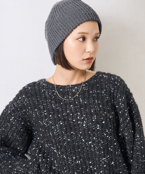 FREAK'S STORE（フリークスストア）の「カラーネップ ニットプルオーバー（ニット/セーター・レディース・オフホワイト/グレー/ブラック・ﾌﾘ-）」の18枚目の写真