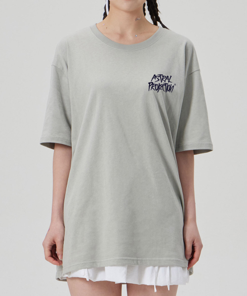 ASTRAL PROJECTION（アストラルプロジェクション）の「[グラフィティ]コットンルーズフィット半袖Tシャツ_ダスティミント（Tシャツ/カットソー・メンズ・その他・LARGE/MEDIUM/X-LARGE/XX-LARGE）」の5枚目の写真