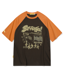 MAINBOOTH（メインブース）の「Strange Dream T-shirt(ORANGE)（Tシャツ/カットソー）」