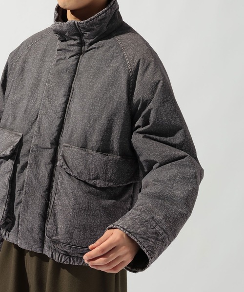 niko and...（ニコアンド）の「ナイロンケミカルブリーチブルゾン（ブルゾン・メンズ・グレー/ネイビー・MEDIUM/LARGE）」の9枚目の写真