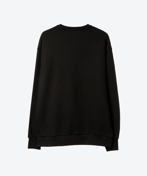 UNTAGE（アンテージ）の「ロゴ刺繍スウェットシャツ[ブラック(ユニセックス)]_UTT-FM02（スウェット・メンズ・その他・LARGE/MEDIUM）」の6枚目の写真