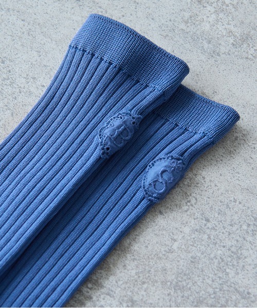 bulle de savon（ビュルデサボン）の「lace motif rib socks（ソックス/靴下・レディース・ホワイト・FREE）」の11枚目の写真