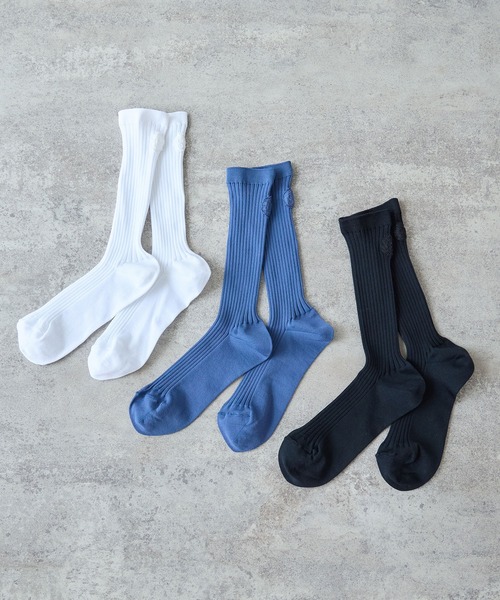 bulle de savon（ビュルデサボン）の「lace motif rib socks（ソックス/靴下・レディース・ホワイト・FREE）」の15枚目の写真
