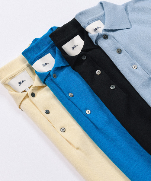 YALE(イェール)の「ウィメンズスーピマコットン半袖ポロニットアイボリー(Tシャツ/カットソー・レディース・その他・LARGE/MEDIUM/SMALL)」の7枚目の写真