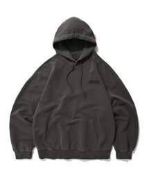 suade（スエード）の「WASHED LOGO HOODIE [PIGMENT BLACK]（パーカー）」