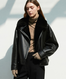 VERDEMAR（ベルデマール）の「スペインシアリングムートンオーバーサイズジャケット（ムートンコート）」