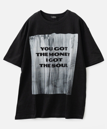 VASTIC（バスティック）の「ペイントグラフィックTシャツ_ブラック（Tシャツ/カットソー）」