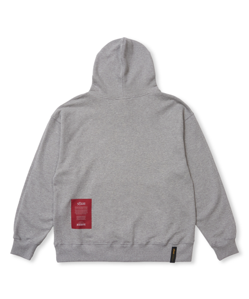 STIGMA(スティグマ)の「FOOTBALL HOODIE MELANGE(パーカー・メンズ・その他・X-LARGE/LARGE/MEDIUM)」の2枚目の写真