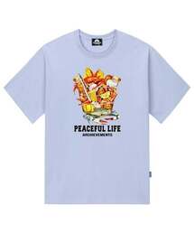 SEAFOOD BASKET GRAPHIC Tシャツ - パープル