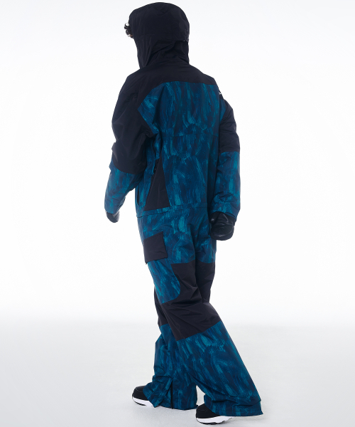 DOLL OUTERWEAR(ドラ アウターウェア)の「2425 リブレ ボードウェア ジャンプスーツ グリーンプリント 男女共用(つなぎ/オールインワン・レディース・その他・SMALL/MEDIUM/LARGE/X-LARGE/X-SMALL)」の10枚目の写真