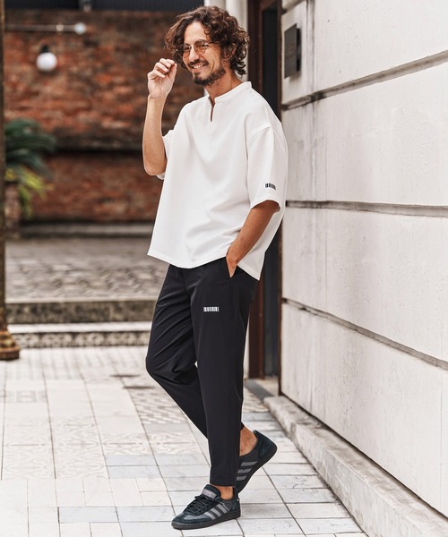 felkod(フィルコッド)の「mhs2478-Linen Like Fabric Key Neck Pullover Shirts プルオーバーシャツ(F26S170)(シャツ/ブラウス・メンズ・ホワイト/グレイッシュベージュ・S/M/L)」の6枚目の写真