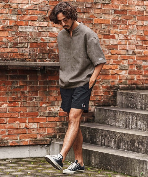 felkod(フィルコッド)の「mhs2478-Linen Like Fabric Key Neck Pullover Shirts プルオーバーシャツ(F26S170)(シャツ/ブラウス・メンズ・ホワイト/グレイッシュベージュ・S/M/L)」の12枚目の写真