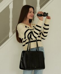 VALLUAT（バリュエット）の「[ポーチセット] ブルームバッグ_ブラック（ショルダーバッグ）」