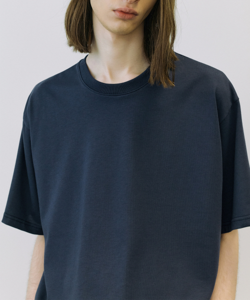 ENDOOR(エンドア)の「Supima premium 1/2 T-shirt (navy)(Tシャツ/カットソー・メンズ・その他・1/2/3)」の6枚目の写真