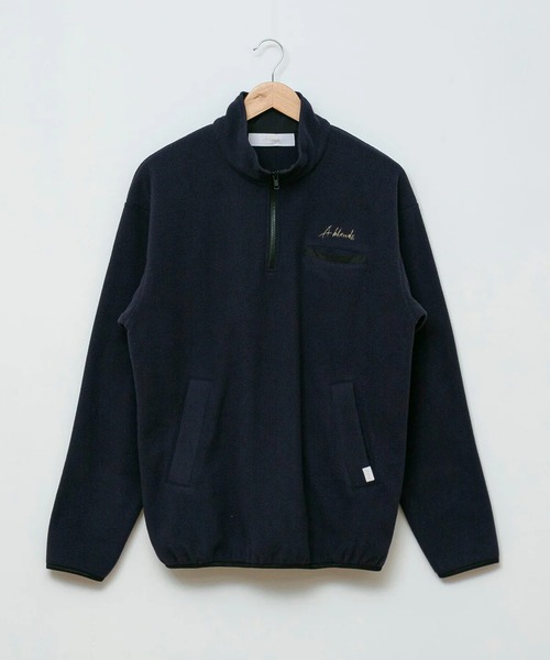 A blends（エイブレンズ）の「A blends マイクロフリースプルオーバー（その他トップス・メンズ・キャメル/ネイビー・LARGE/MEDIUM）」の2枚目の写真