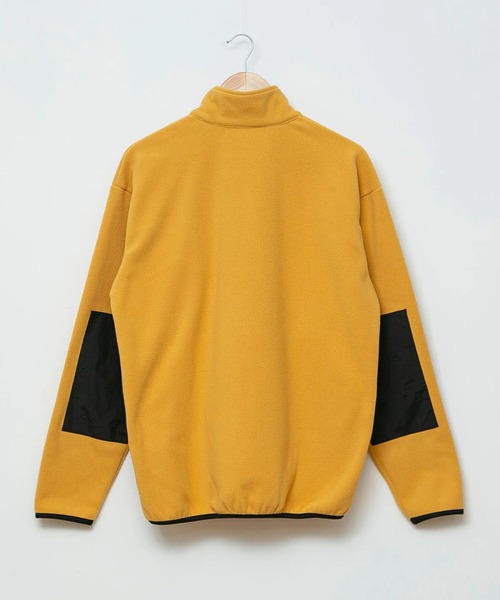 A blends（エイブレンズ）の「A blends マイクロフリースプルオーバー（その他トップス・メンズ・キャメル/ネイビー・LARGE/MEDIUM）」の4枚目の写真