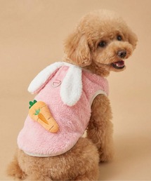 IO（イオ）（イオ）の「IO Select / ペット服 リードフック付き うさ耳 ラビット 耳付き パーカ YWG-0010（ペットウェア）」