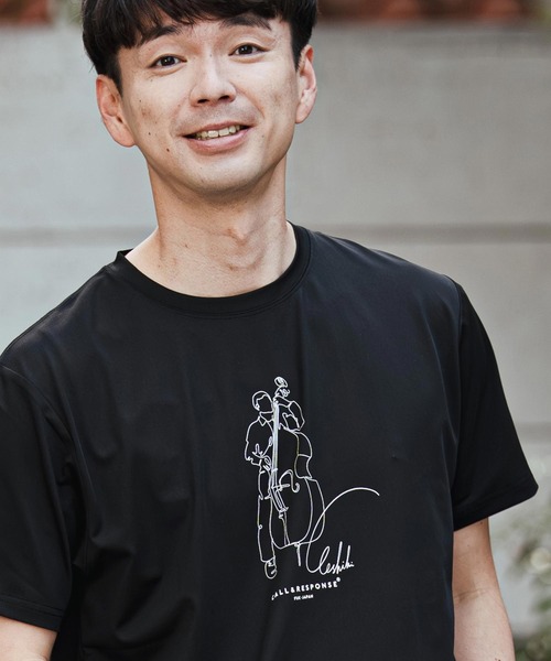 CALL&RESPONSE(コールアンドレスポンス)の「mt10124- 26JAZZトウッドベースプリント半袖Tシャツ(262-1324-07)(Tシャツ/カットソー・メンズ・ホワイト/ブラック・5/4/2/1)」の11枚目の写真