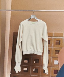 STUDIOUS（ステュディオス）の「【kotohayokozawa/コトハヨコザワ】HEAVYWEIGHT CUFF-GLOVE TOP/ヘビーウェイトカフ-グローブトップ（スウェット）」