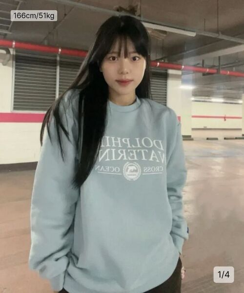 DOLPHIN WAVE APPAREL(ドルフィンウェーブアパレル)の「ドルフィンウォータリングエッセンシャル裏起毛スウェットシャツブルー(スウェット・メンズ・その他・X-LARGE/MEDIUM/LARGE)」の17枚目の写真
