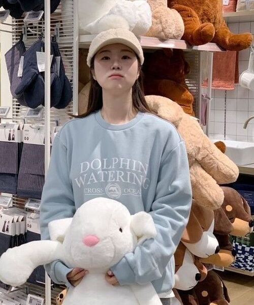 DOLPHIN WAVE APPAREL(ドルフィンウェーブアパレル)の「ドルフィンウォータリングエッセンシャル裏起毛スウェットシャツブルー(スウェット・メンズ・その他・X-LARGE/MEDIUM/LARGE)」の10枚目の写真