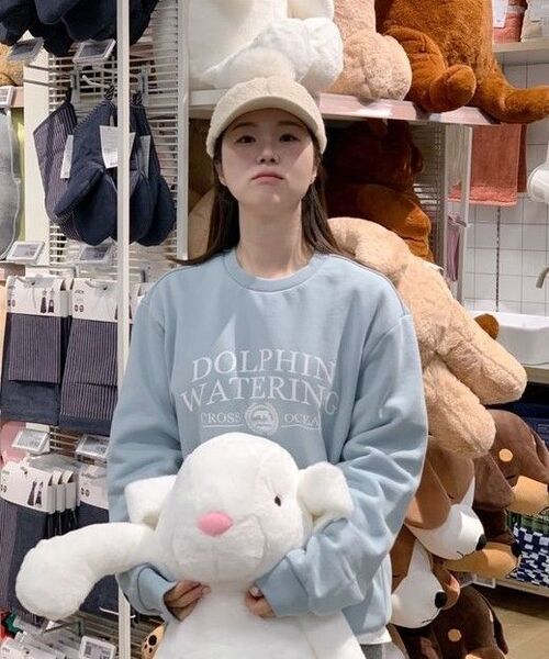 DOLPHIN WAVE APPAREL(ドルフィンウェーブアパレル)の「ドルフィンウォータリングエッセンシャル裏起毛スウェットシャツブルー(スウェット・メンズ・その他・X-LARGE/MEDIUM/LARGE)」の5枚目の写真