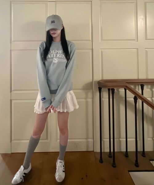 DOLPHIN WAVE APPAREL(ドルフィンウェーブアパレル)の「ドルフィンウォータリングエッセンシャル裏起毛スウェットシャツブルー(スウェット・メンズ・その他・X-LARGE/MEDIUM/LARGE)」の3枚目の写真