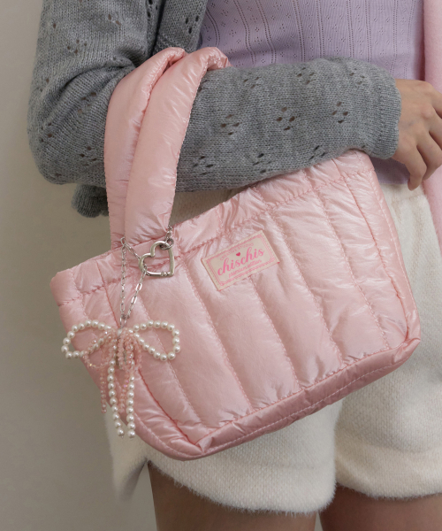 CHISCHIS（チス チス）の「CHISCHIS PADDING BAG - PINK（トートバッグ・レディース・その他・FREE）」の5枚目の写真