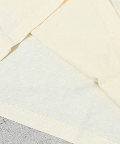 MARKEY'S(マーキーズ)の「ソデリブビッグロンT/前後プリント(Tシャツ/カットソー・キッズ・ライトピンク/アイボリー/オフホワイト/杢グレー・90/100/110/120/130/140/150)」の6枚目の写真