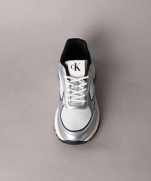 Calvin Klein（カルバン・クライン）の「メッシュアッパーランナーシューズ（スニーカー・レディース・シルバー系その他・38/39/37/36）」の3枚目の写真