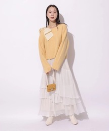 Mystrada（マイストラーダ）の「シアーランダムティアードスカート（スカート）」