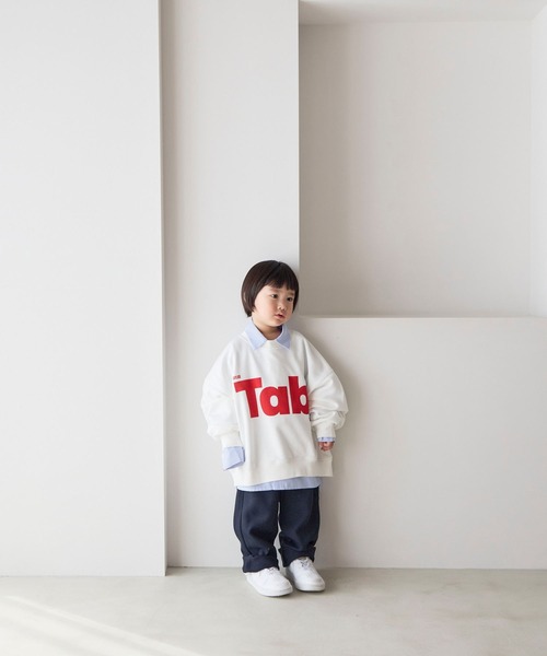 LOWRYS FARM(ローリーズファーム)の「PCショートウラケ 636471(スウェット・キッズ・グレー/オフホワイト/ブラック・110cm/150cm/130cm)」の4枚目の写真