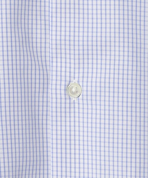 A DAY IN THE LIFE UNITED ARROWS(アデイインザライフユナイテッドアローズ)の「グラフチェック クレリック ホリゾンタルワイドカラーシャツ-イージーケア-<A DAY IN THE LIFE>(シャツ/ブラウス・メンズ・コバルトブルー・42cm/37cm/39cm/40cm/38cm/41cm)」の5枚目の写真