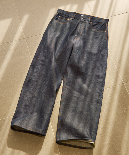JAPAN DENIM WIDE PKT PANTSジャパンデニム ワイドパンツ 日本製】JAPAN DENIM WIDE 5PKT PANTS/ジャパンデニム ワイドパンツ