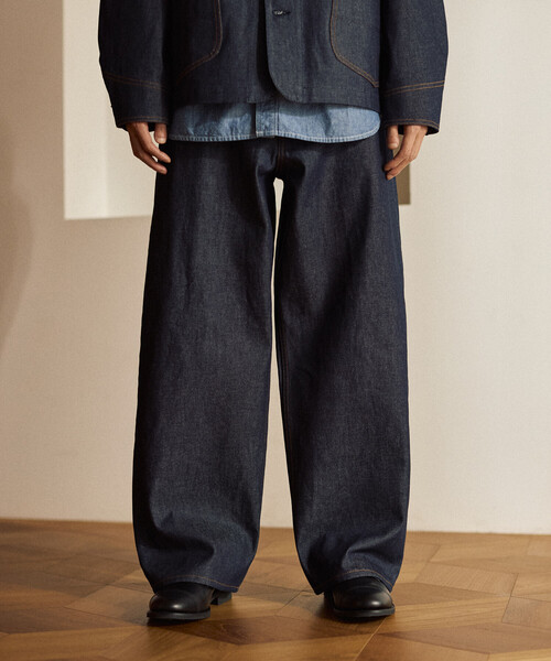 FREAK'S STORE(フリークスストア)の「【日本製】JAPAN DENIM WIDE 5PKT PANTS/ジャパンデニム ワイドパンツ(デニムパンツ・メンズ・その他7・34/32/30)」の14枚目の写真