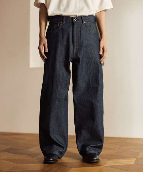 日本製】JAPAN DENIM WIDE 5PKT PANTS/ジャパンデニム ワイドパンツ