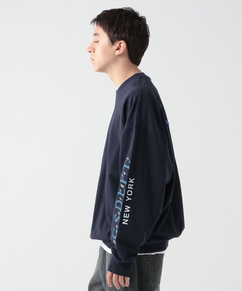 GEORGE'S(ジョージズ)の「インレイグラフィックスウェット(スウェット・メンズ・オフホワイト/ネイビー・MEDIUM/LARGE)」の15枚目の写真