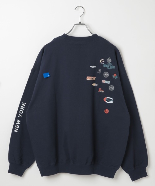 GEORGE'S(ジョージズ)の「インレイグラフィックスウェット(スウェット・メンズ・オフホワイト/ネイビー・MEDIUM/LARGE)」の22枚目の写真