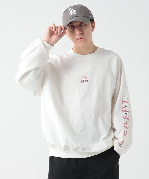 GEORGE'S(ジョージズ)の「インレイグラフィックスウェット(スウェット・メンズ・オフホワイト/ネイビー・MEDIUM/LARGE)」の7枚目の写真