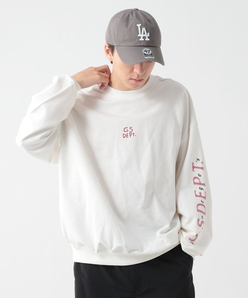 GEORGE'S(ジョージズ)の「インレイグラフィックスウェット(スウェット・メンズ・オフホワイト/ネイビー・MEDIUM/LARGE)」の10枚目の写真