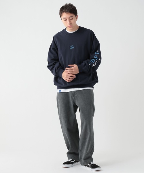 GEORGE'S(ジョージズ)の「インレイグラフィックスウェット(スウェット・メンズ・オフホワイト/ネイビー・MEDIUM/LARGE)」の12枚目の写真