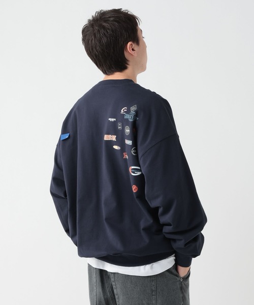 GEORGE'S(ジョージズ)の「インレイグラフィックスウェット(スウェット・メンズ・オフホワイト/ネイビー・MEDIUM/LARGE)」の19枚目の写真