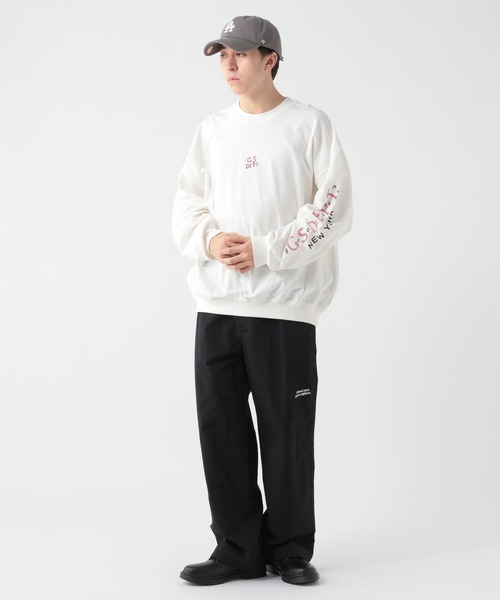 GEORGE'S(ジョージズ)の「インレイグラフィックスウェット(スウェット・メンズ・オフホワイト/ネイビー・MEDIUM/LARGE)」の5枚目の写真