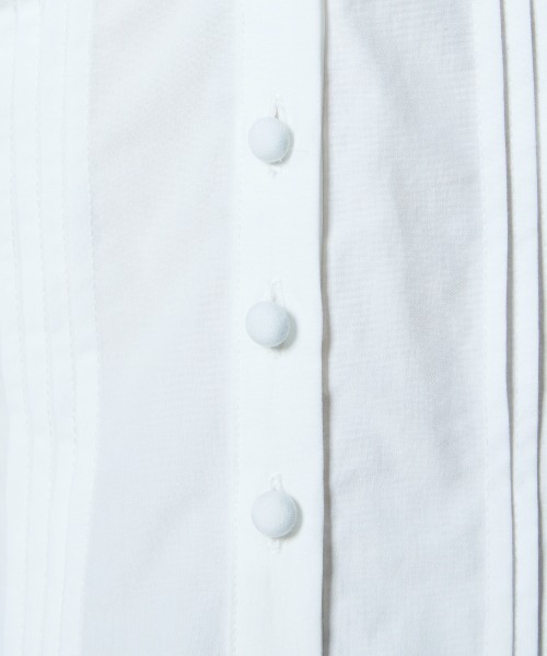 DOUBLE STANDARD CLOTHING(ダブルスタンダードクロージング)の「シャーリングオフショルトップス(シャツ/ブラウス・レディース・ブラック/オフホワイト・38/36)」の7枚目の写真