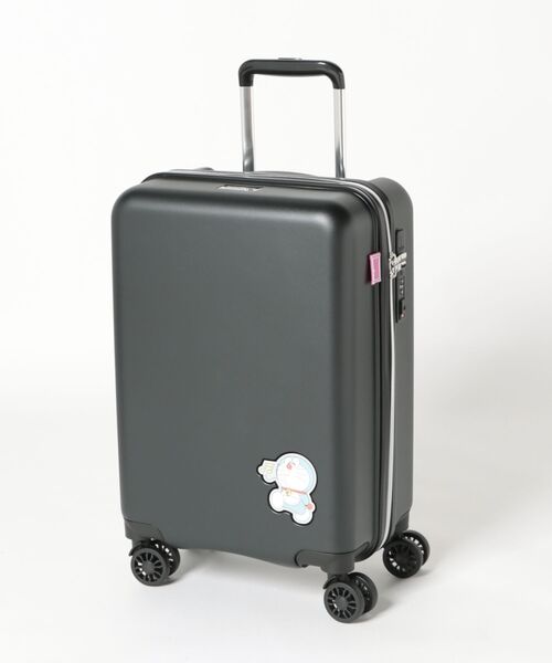 Siffler(シフレ)の「【DORAEMON/ドラえもん】 キャリーケース 33L(スーツケース/キャリーバッグ・レディース・ベージュ/ブラック・FREE)」の1枚目の写真