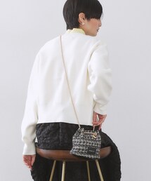 OPAQUE.CLIP | 【2WAY】ツイードコンビミニショルダー(ショルダーバッグ)