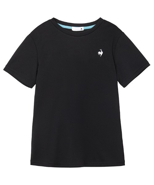 le coq sportif(ルコックスポルティフ)の「リサイクルポリエステル半袖Tシャツ(Tシャツ/カットソー・レディース・ネイビー/ホワイト/ブラック/ピンク/グレー/パープル・S/XL/L/M)」の1枚目の写真