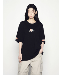 ADLV FIREWORKS LOGO SHORT SLEEVE T-SHIRT BLACK