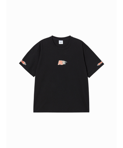 acme de la vie（アクメドラビ）の「ADLV FIREWORKS LOGO SHORT SLEEVE T-SHIRT BLACK（Tシャツ/カットソー・メンズ・ブラック・FREE）」の2枚目の写真